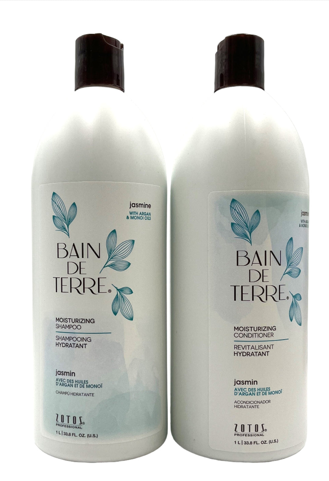 Bain De Terre  Jasmine Moisturizing Shampoo & Conditioner 33.8 oz Duo