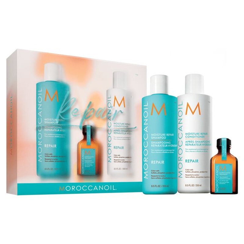 Moroccanoil  Repair Spring Kit (Shampoo, Conditioner & Oil)