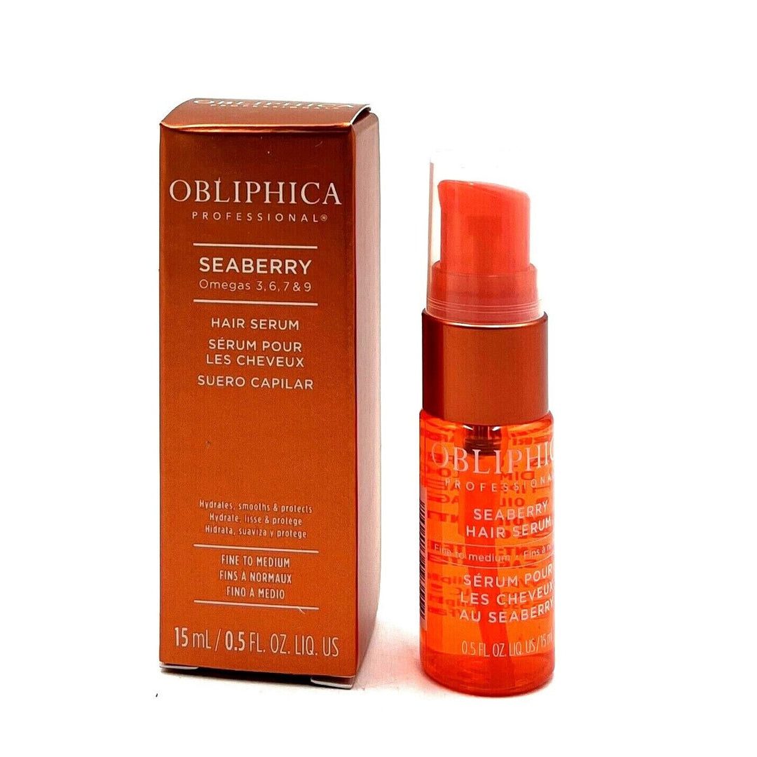 Obliphica Seaberry Hair Serum Fine To Medium Hair 0.5 oz