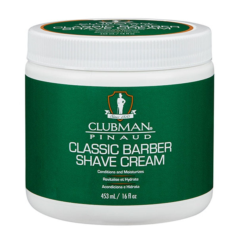 Clubman Pinaud Classic Barber Shave Cream, 16 oz-2 Pack