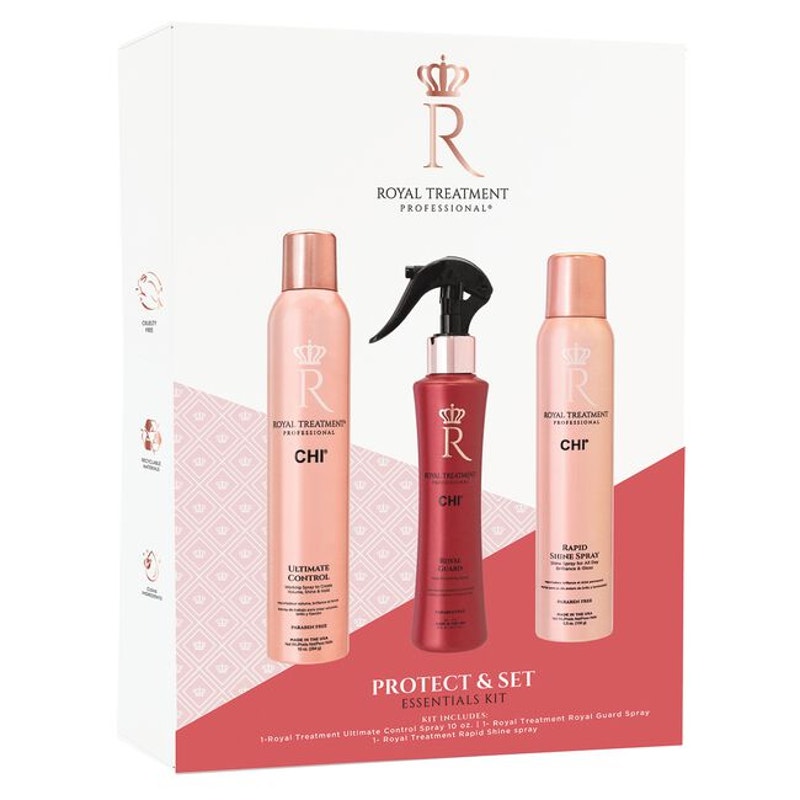 CHI  Royal Treatment Protect & Set Essentials Kit -Holiday Gift