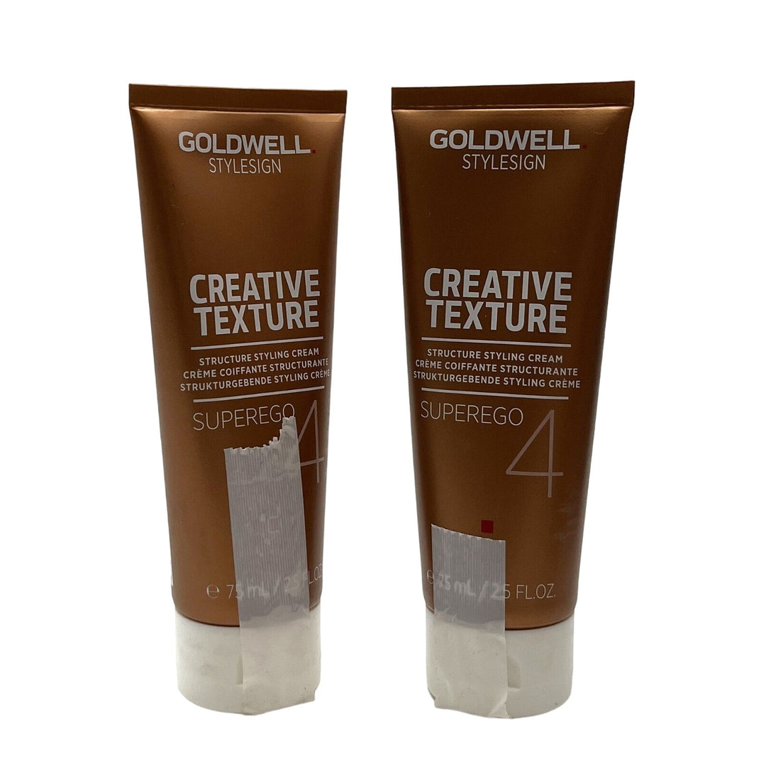 Goldwell Creative Texture Structure Styling Cream Superego #4 2.5 oz-2 Pack