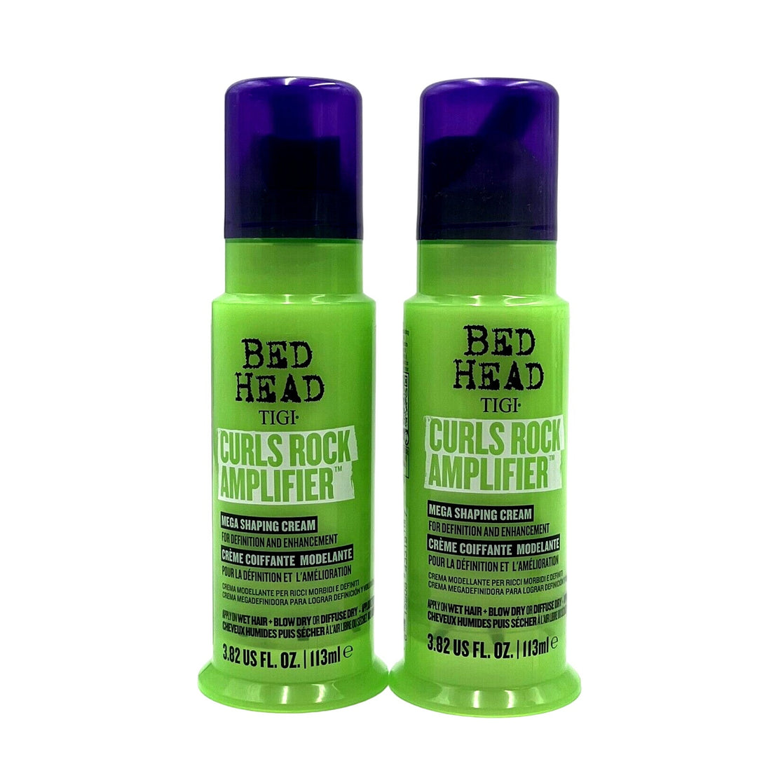 TIGI Bed Head Curls Rock Amplifier Mega Shaping Cream 3.82 oz-2 Pack