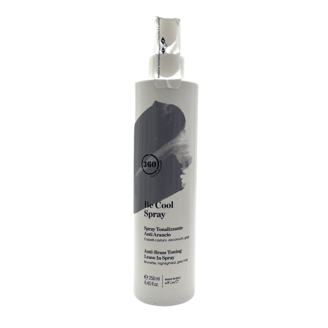 360 Be Cool Spray Anti Brass Toning Leave In Brunette Highlighted Grey 8.45 fl.oz