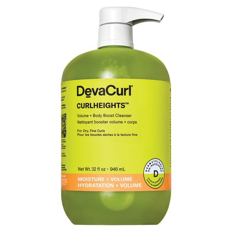 DevaCurl CurlHeights Volume & Body Boost Cleanser 32 oz