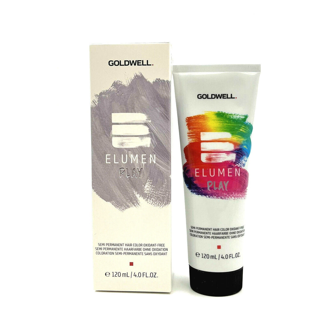 Goldwell Elumen Play Semi Permanent Hair Color Metallic Silver 4 oz