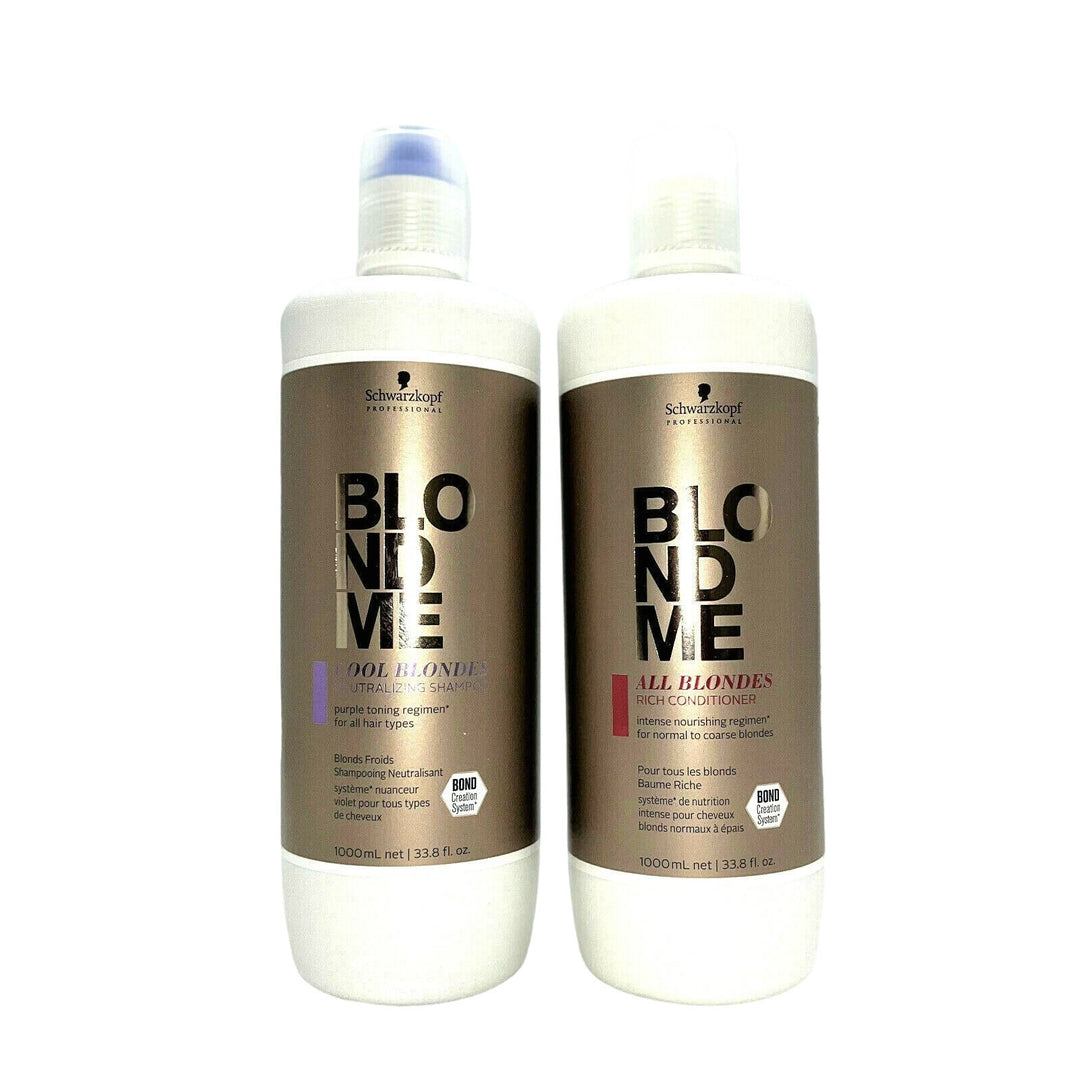 Schwarzkopf Blonde Cool Blonde Shampoo & Conditioner 33.8 oz Duo