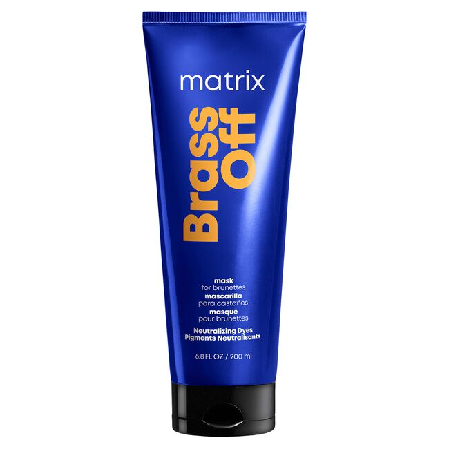 Matrix Brass Off Custom Neutralization Hair Mask for Brunettes 6.8 fl oz