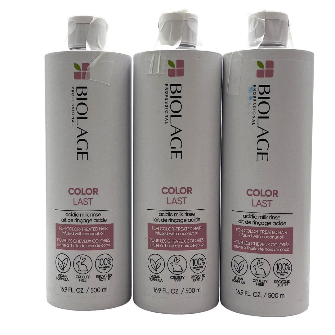 Biolage Color Last Acidic Milk Rinse 16.9 fl.oz-3 Pack