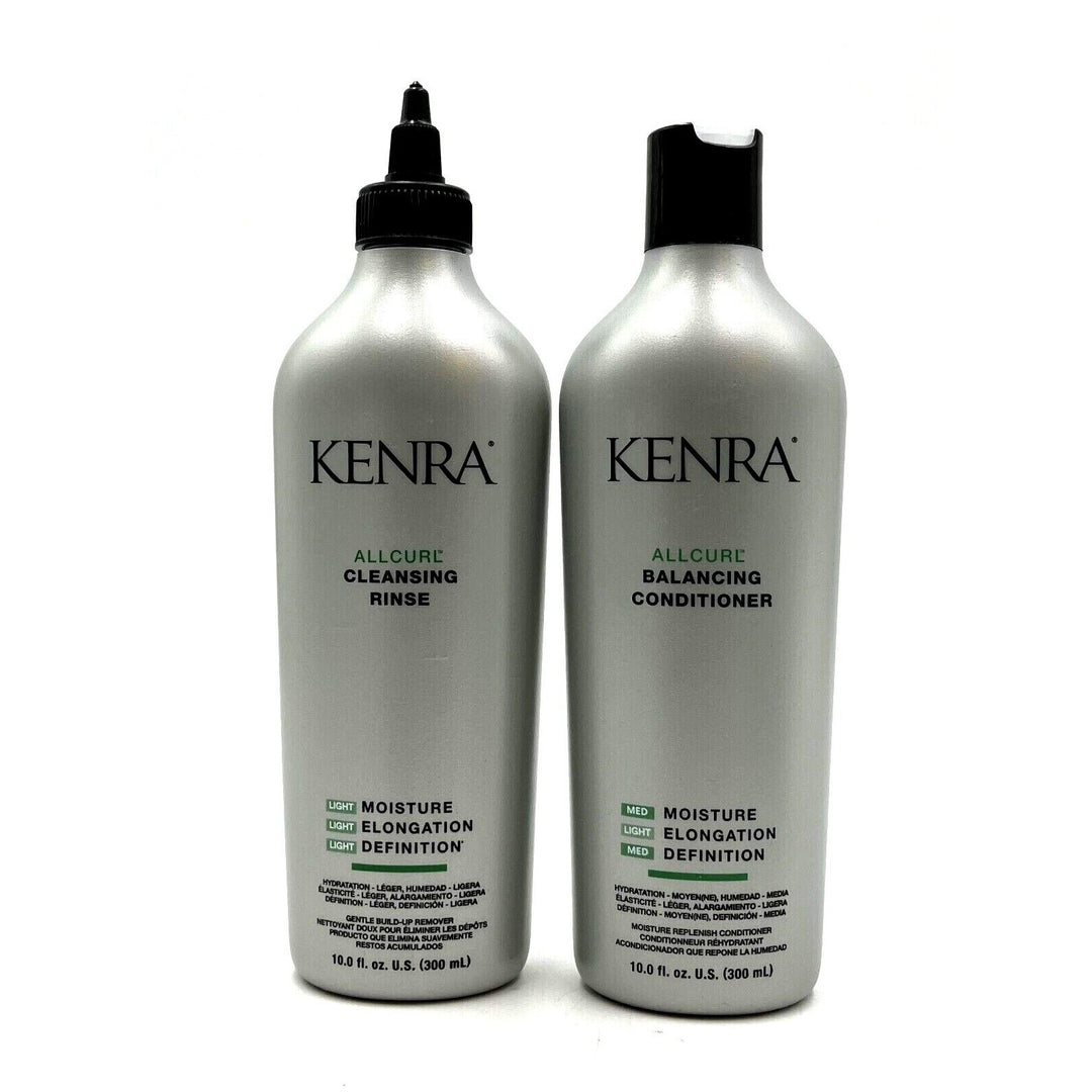 Kenra AllCurl Cleansing Rinse & Balancing Conditioner 10 oz Duo