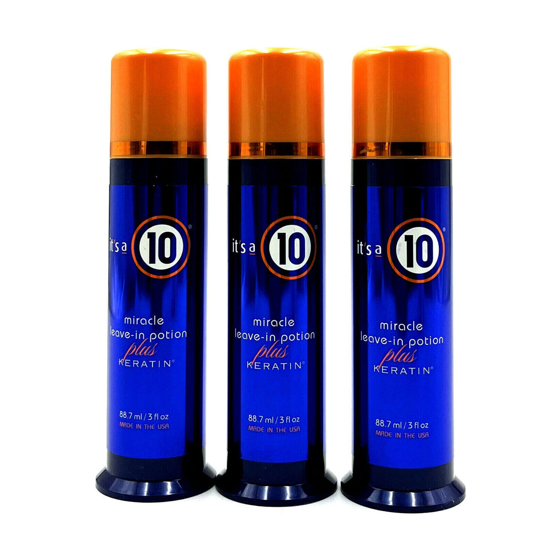 It's a 10 Miracle Leave-In Potion Plus Keratin 3 oz-Pack of 3