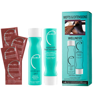 Malibu C Wefts and Extensions Wellness Collection, Kit
