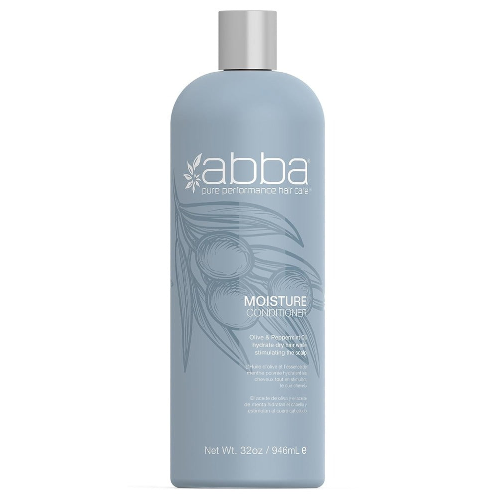 Abba Moisture Conditioner 32 oz | Hydrating Vegan Sulfate-Free for Dry Hair