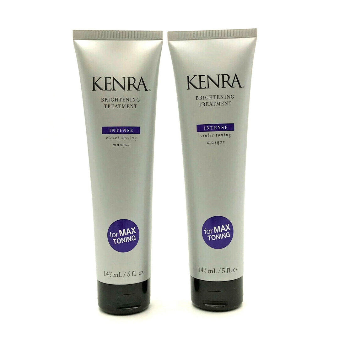 Kenra Brightening Treatment Intense Violet Toning Masque 5 oz-Pack of 2