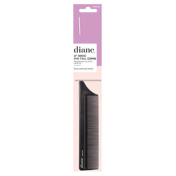 Diane Ionic Pin Tail Comb 8"