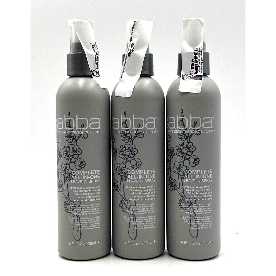 ABBA Complete All-In-One Leave-In Spray 8 oz-3 Pack