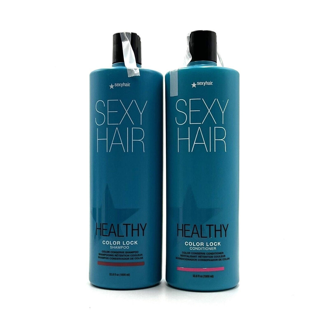 SexyHair Healthy Color Lock Shampoo & Conditioner 33.8 oz Duo