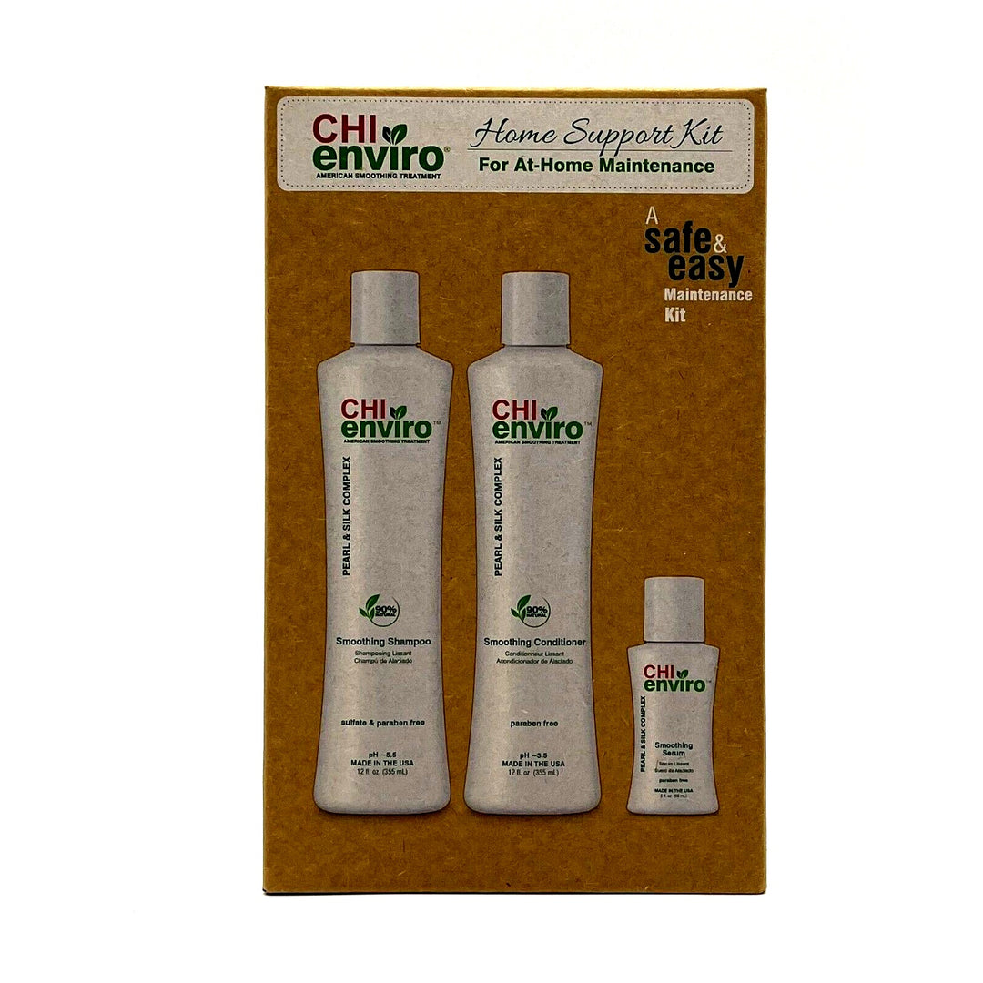 Chi Enviro Pearl & Silk Complex Smooth Shampoo/Conditioner/Serum Holiday Gift