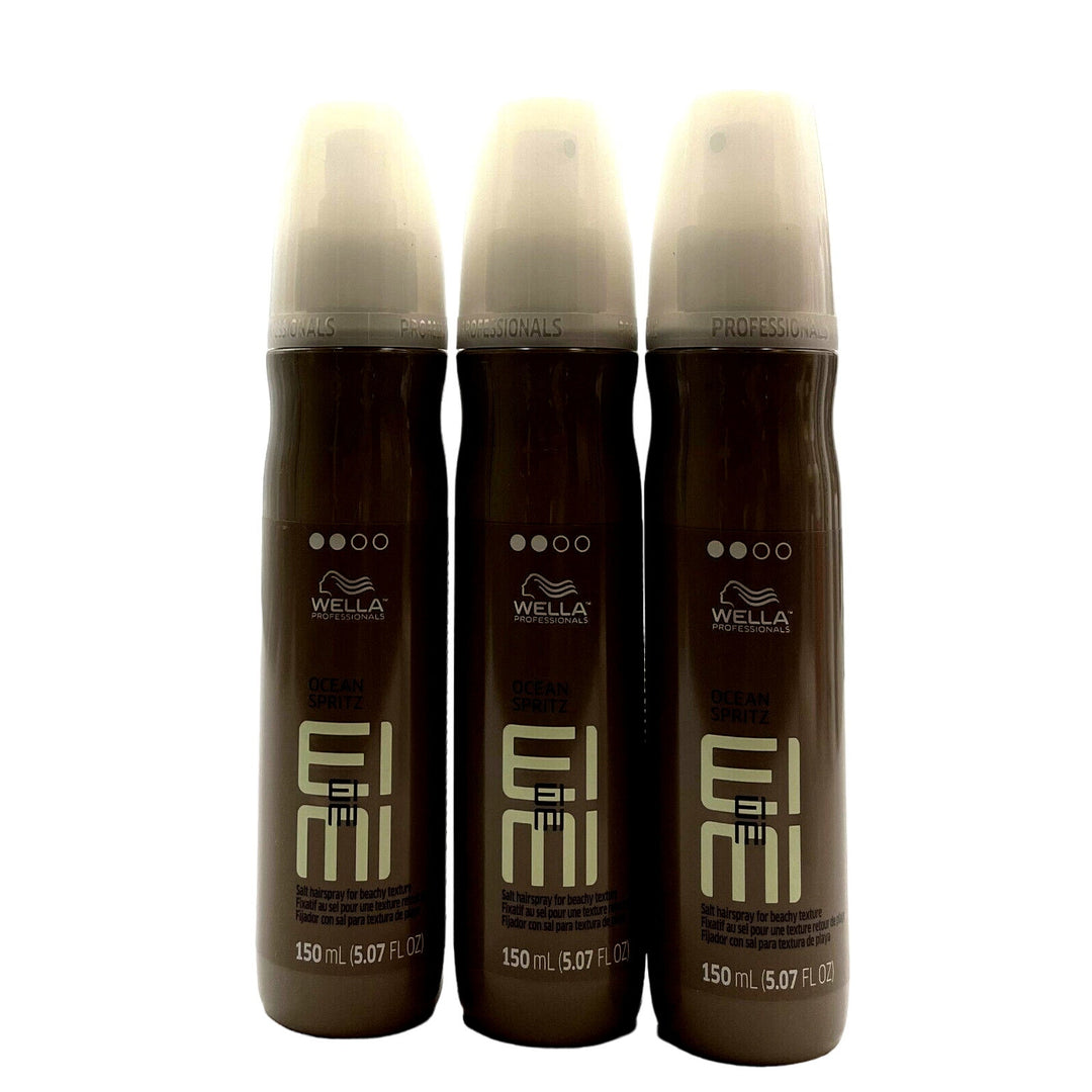 Wella EIMI Ocean Spritz Blow Dry Lotion Hairspray 5.07 oz-3 Pack