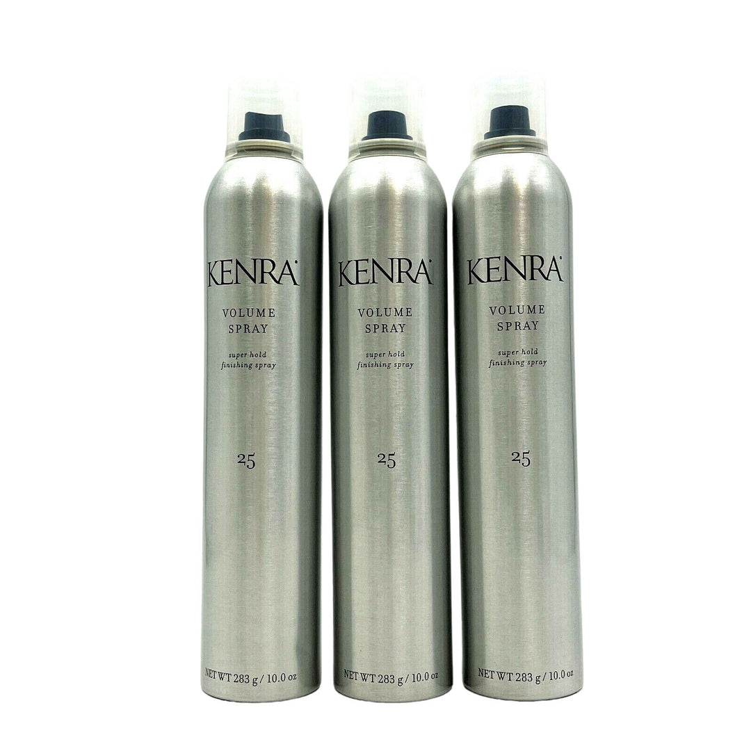 Kenra Volume Spray Super Hold Finishing Spray #25 10 oz-3 Pack