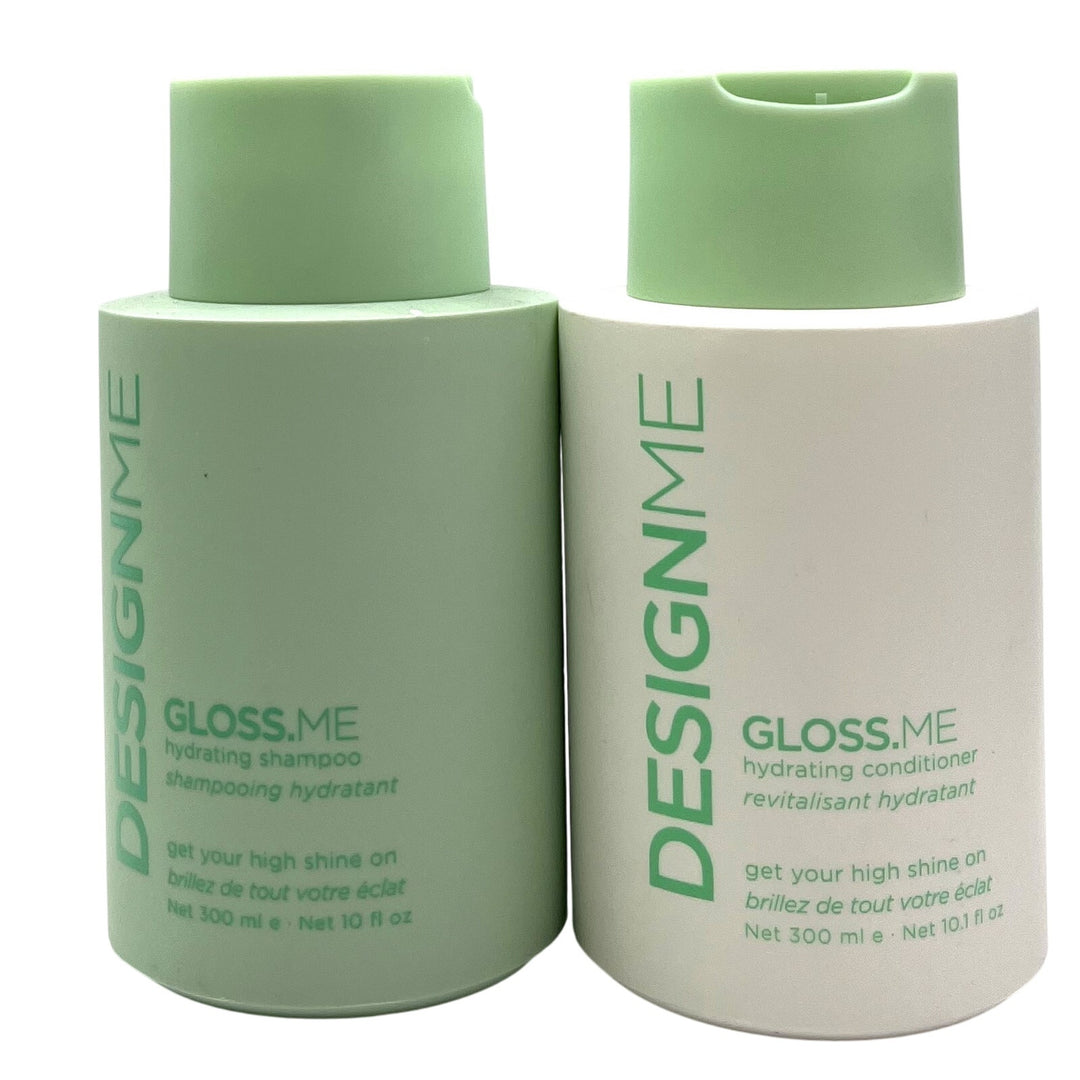 DesignMe Gloss.Me Hydrating Shampoo & Conditioner 10.14 fl.oz Duo