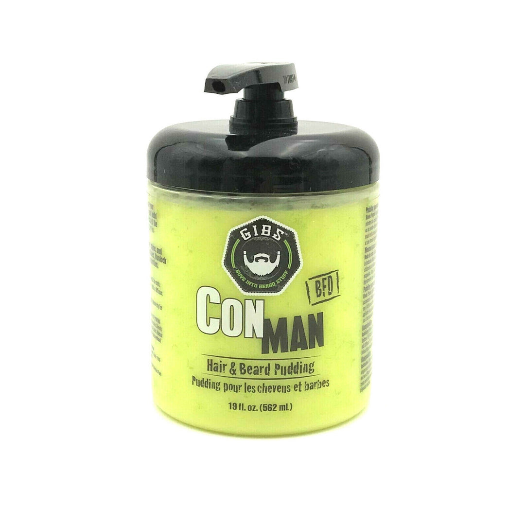 GIBS Grooming Con Man Hair & Beard Pudding 19 oz