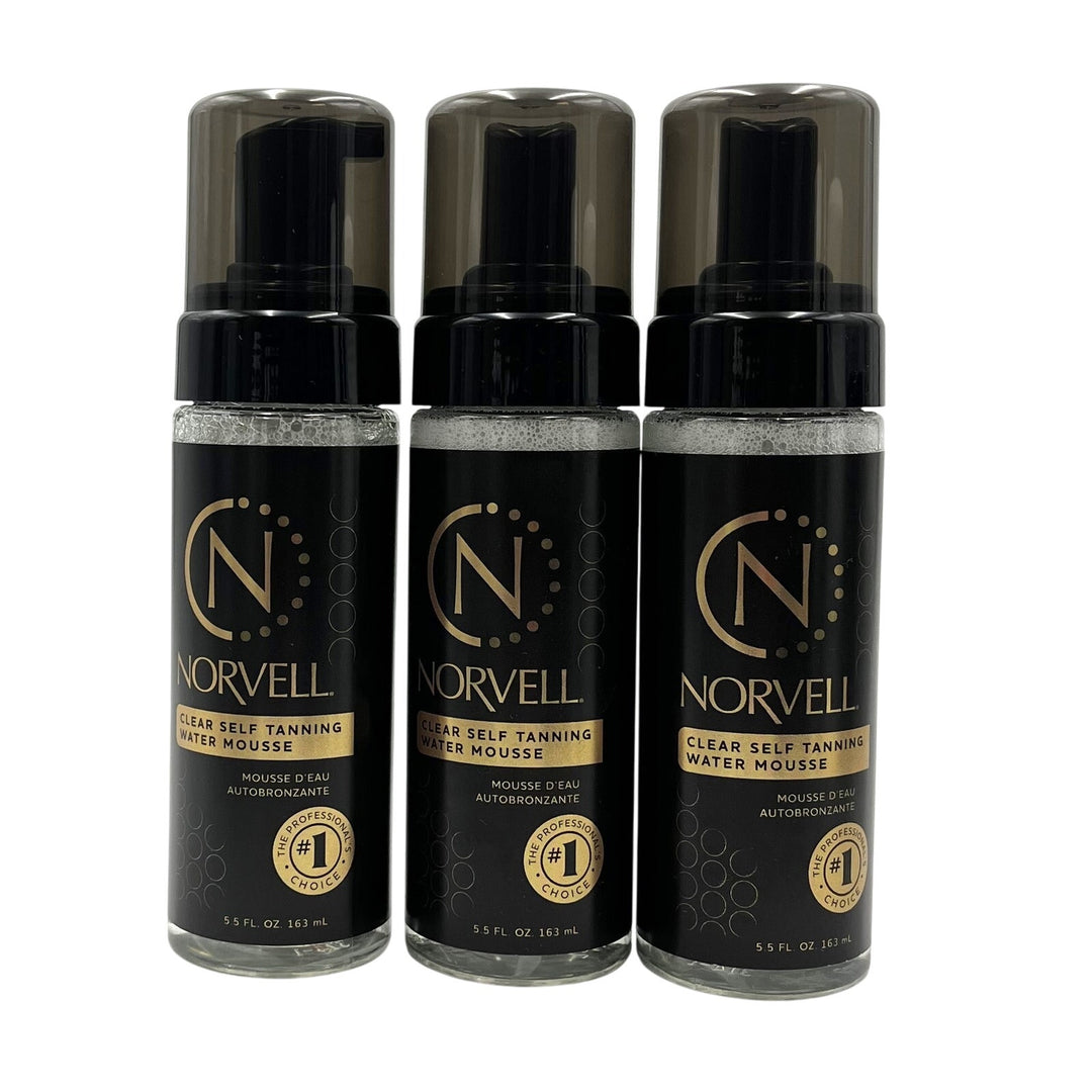 Norvell Clear Self Tanning Mousse 5.5 fl.oz-3 Pack