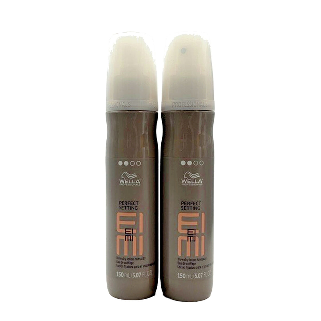 Wella EIMI Perfect Setting Blow Dry Lotion Hairspray 5.07 oz-2 Pack