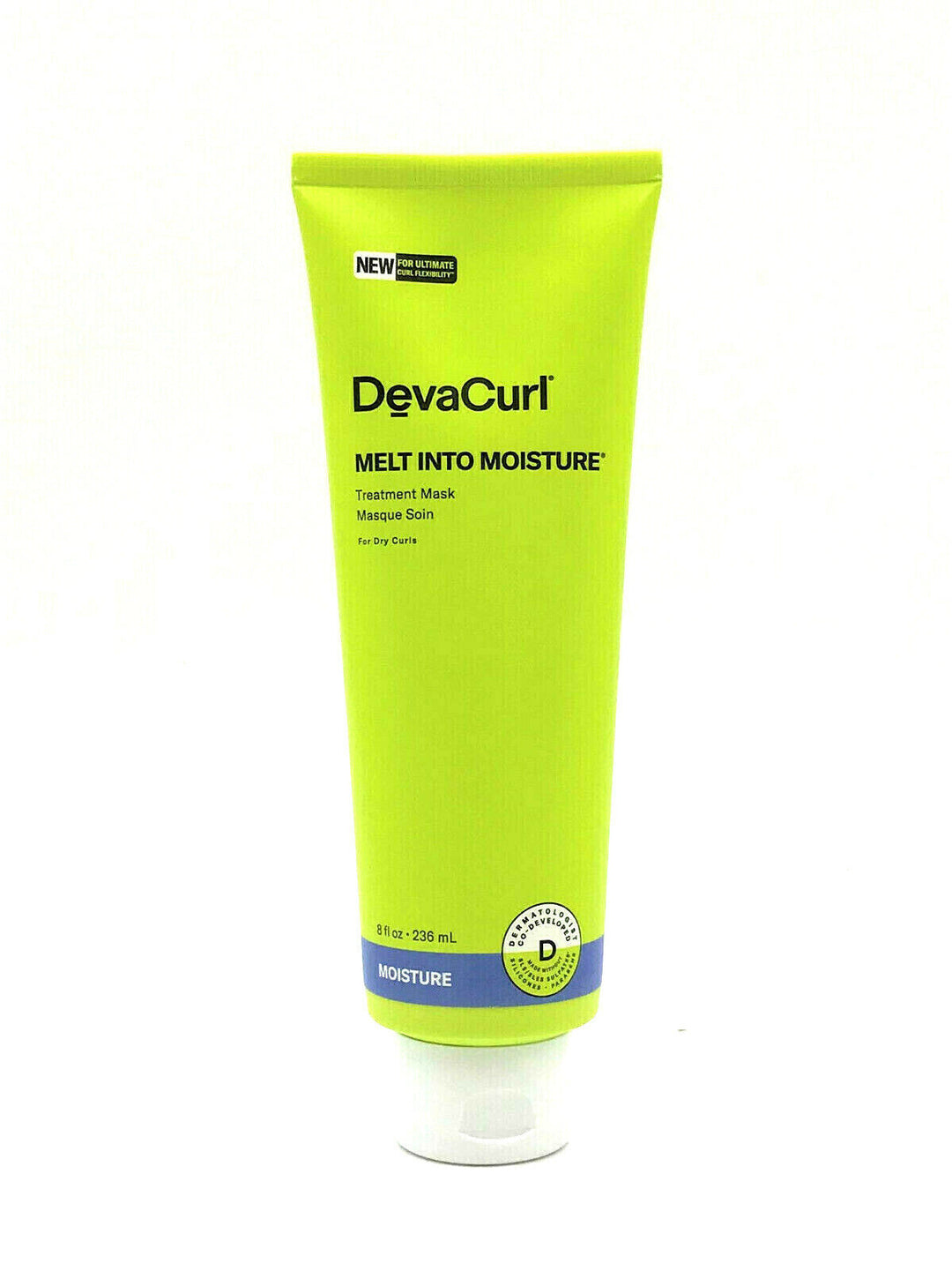 DevaCurl Melt Into Moisture Treatment Mask For Dry Curls 8 oz