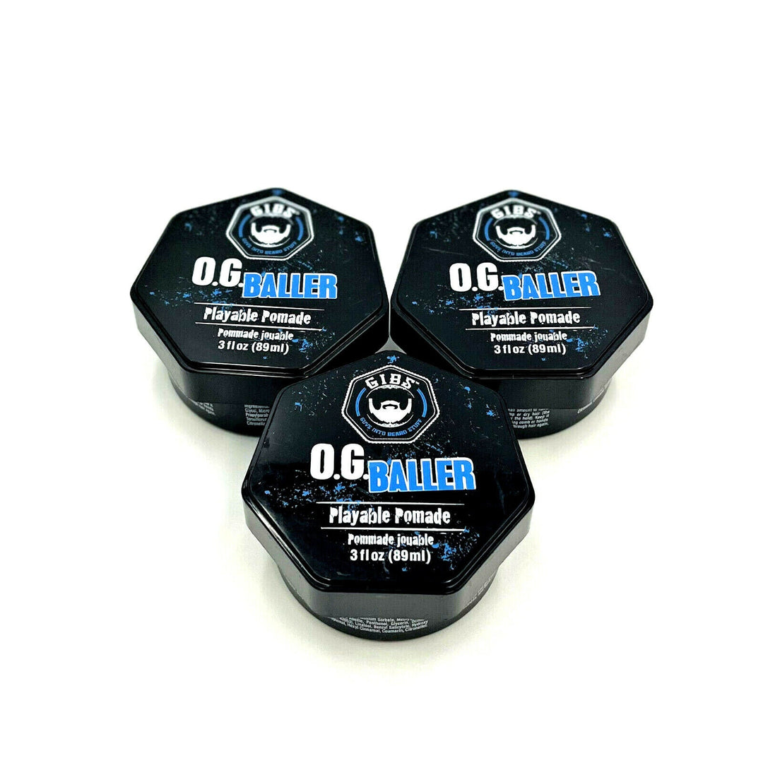 GIBS O.G Baller Playable Pomade 3 oz-Pack of 3