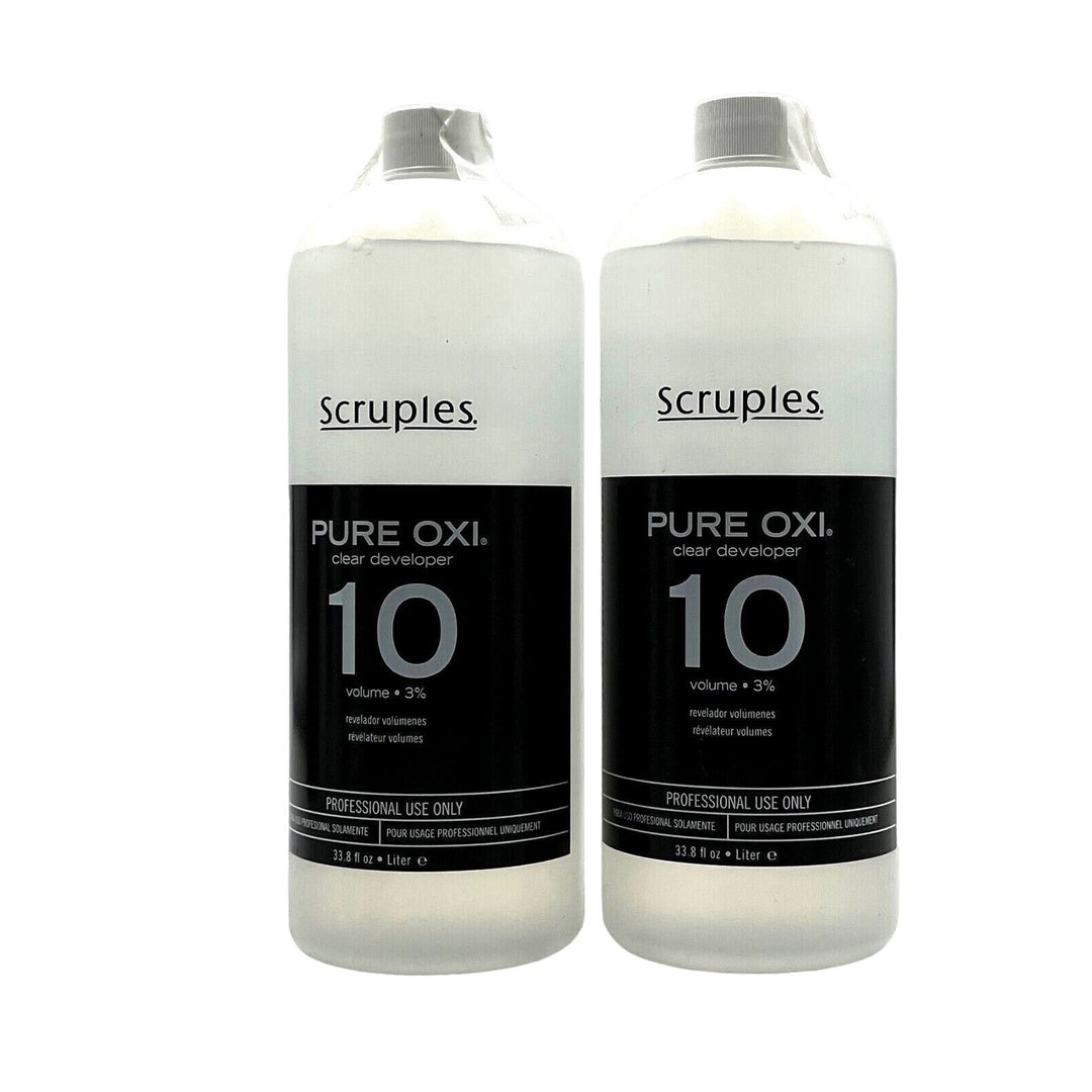 Scruples Pure Oxi 10 Volume Clear Developer 33.8 oz-2 Pack