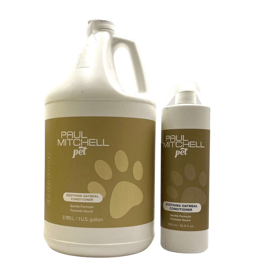 Paul Mitchell Pet  Pet Soothing Oatmeal Conditioner Gallon & 16.9 fl.oz Duo