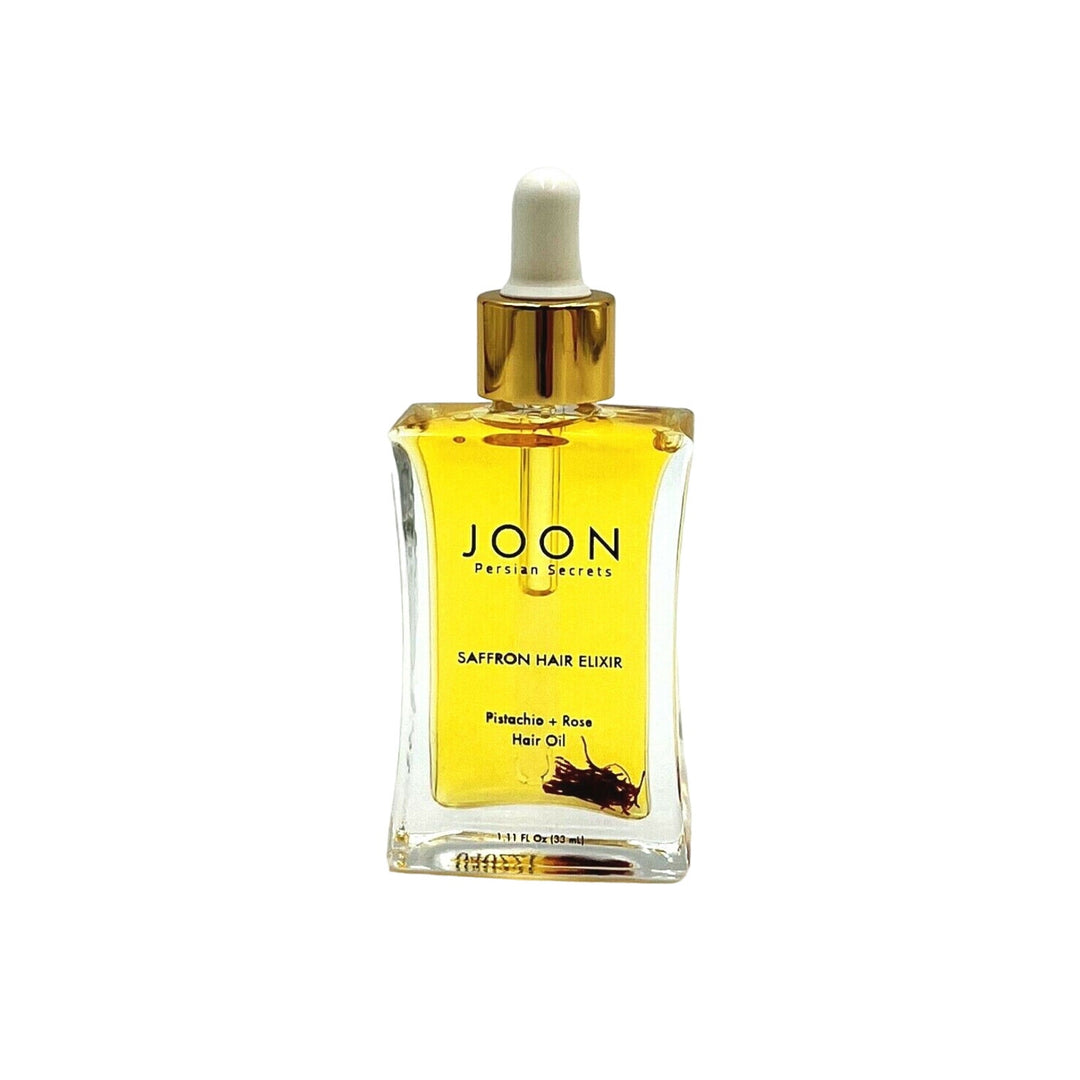 Joon Secrets Saffron Hair Elixir Pistachio + Rose Hair Oil 1.11 oz