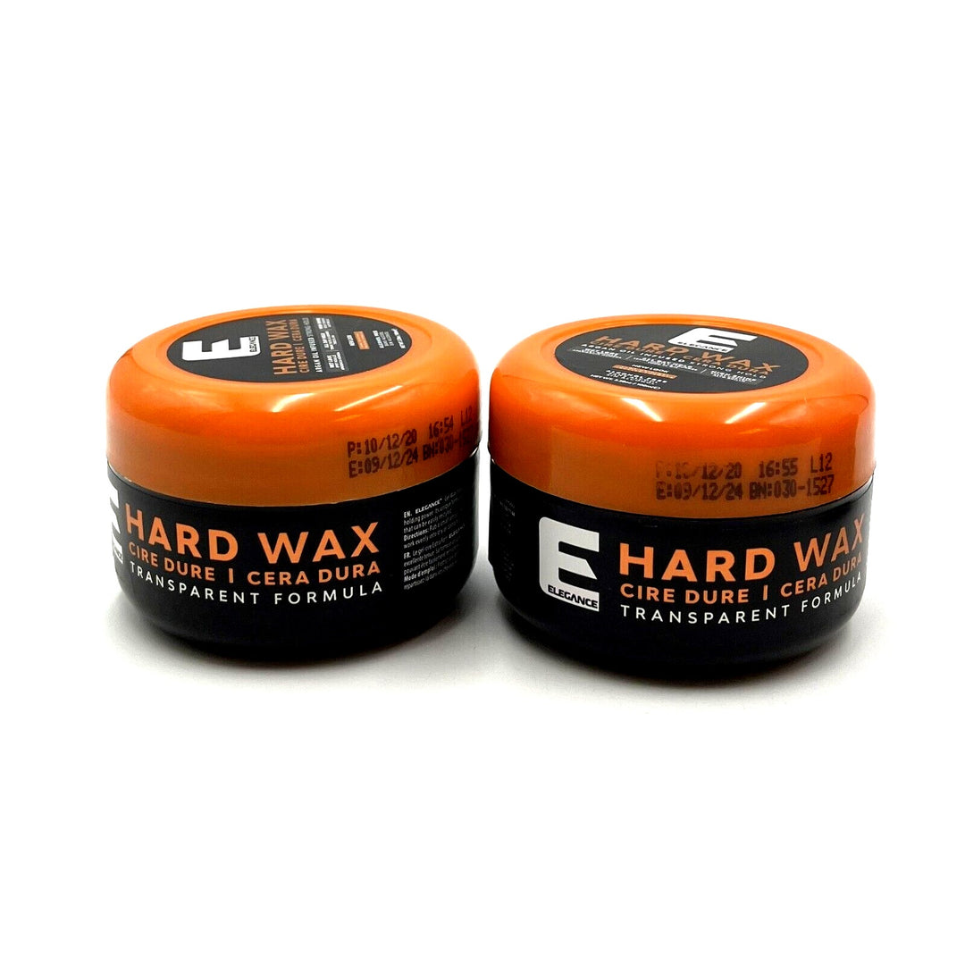 Elegance Hard Wax Argan Oil Infused Strong Hold 3.38 oz-2 Pack