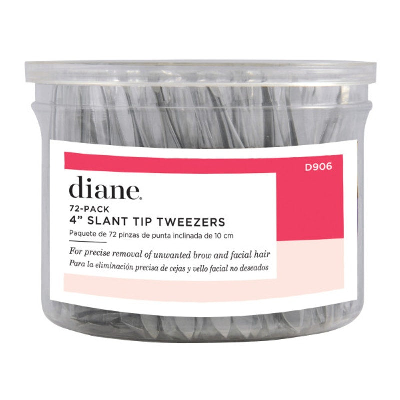 Diane Slant Tip Tweezer, 72 Pack