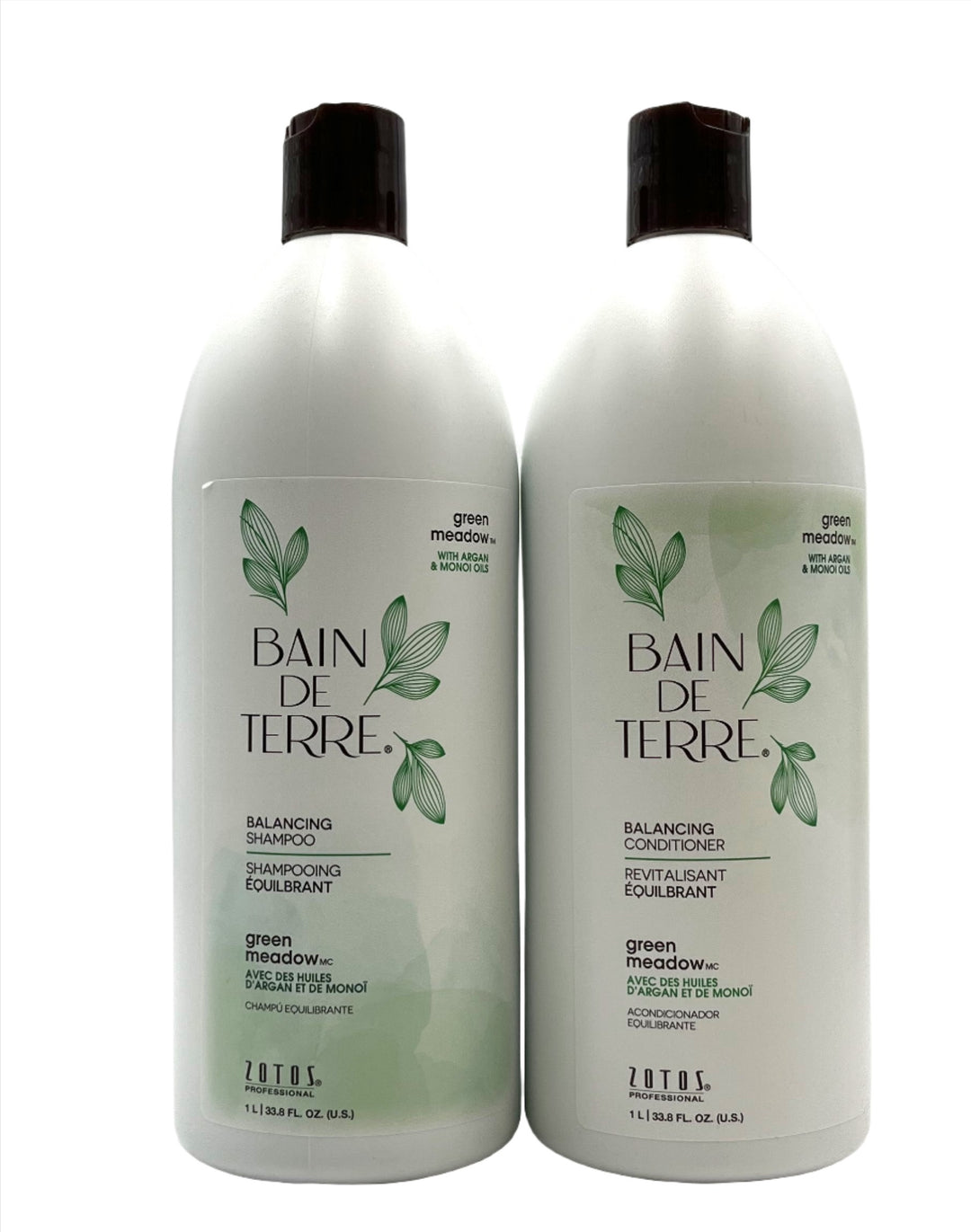 Bain De Terre  Green Meadow Balancing Shampoo & Conditioner 33.8 oz Duo