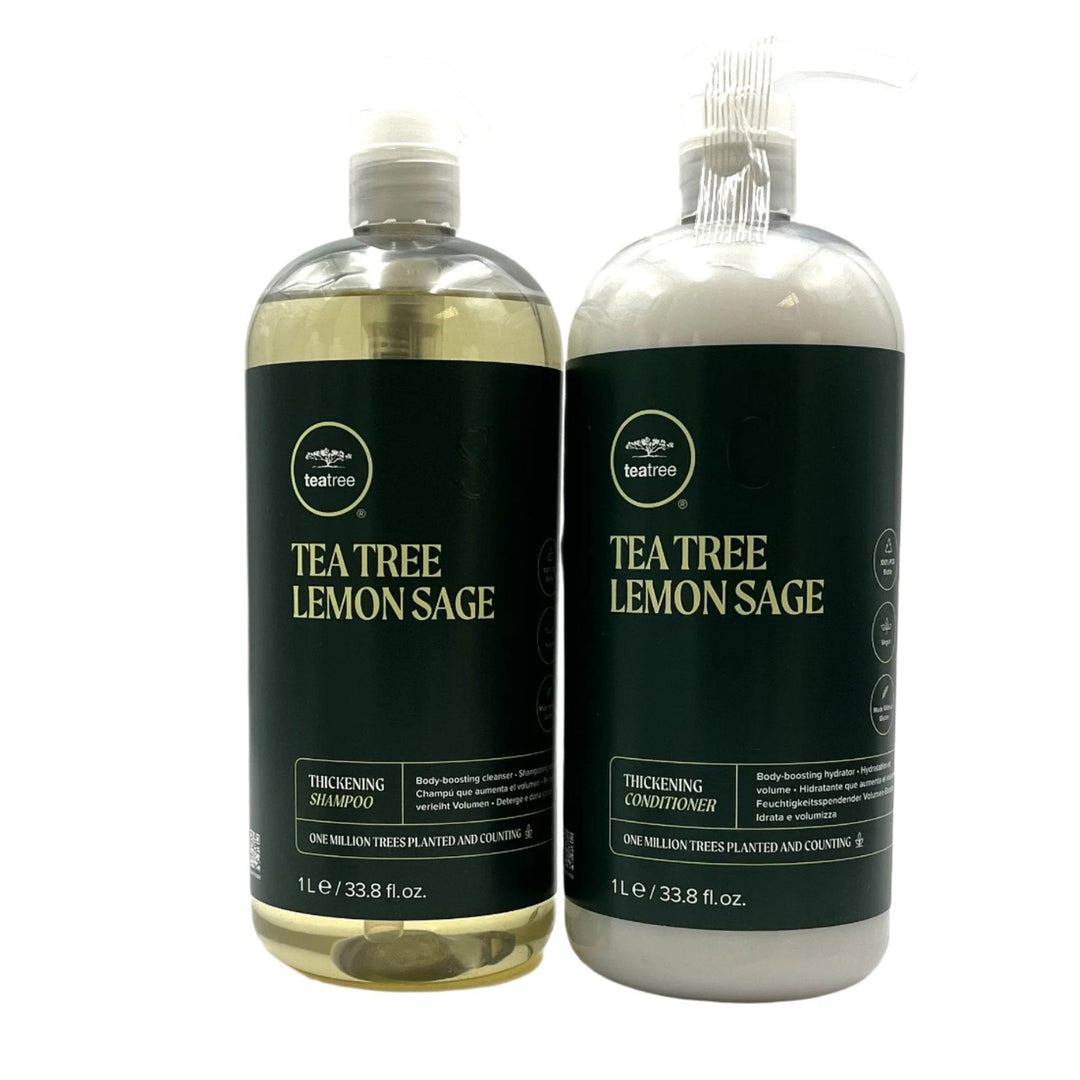 Paul Mitchell Tea Tree Lemon Sage Thickening Shampoo & Conditioner 33.8 fl.oz