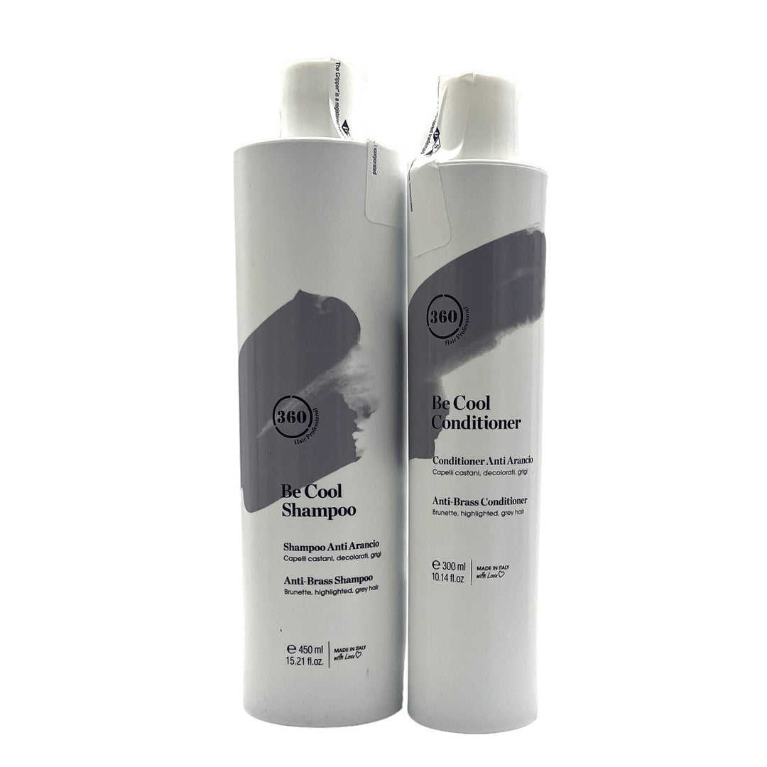 360 Be Cool Shampoo 15.21 fl.oz &amp; Conditioner Anti-Brass 10.14 fl.oz Duo