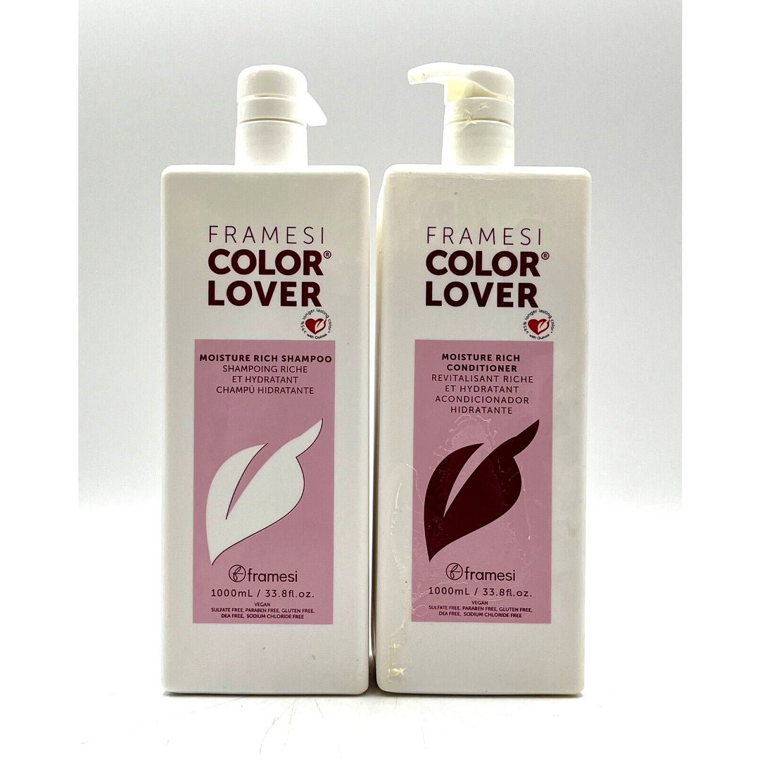 Framesi Color Lover Moisture Rich Shampoo & Conditioner 33.8 oz Duo