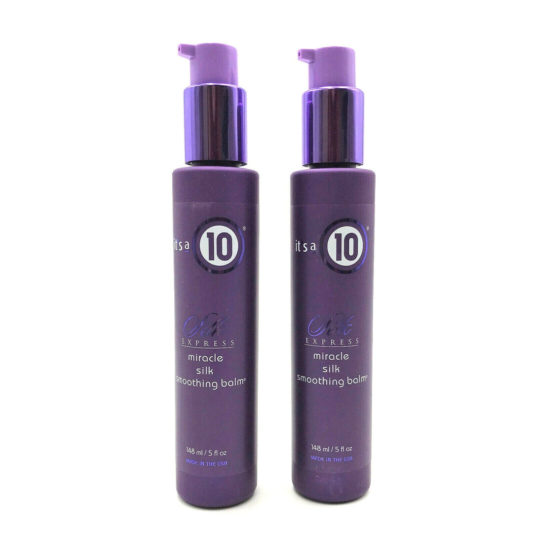 It's A 10 Silk Express Miracle Silk Smoothing Balm 5 oz-Pack of 2