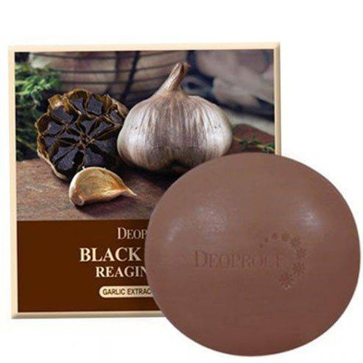 Deoproce Black Garlic Reaging Soap 100g