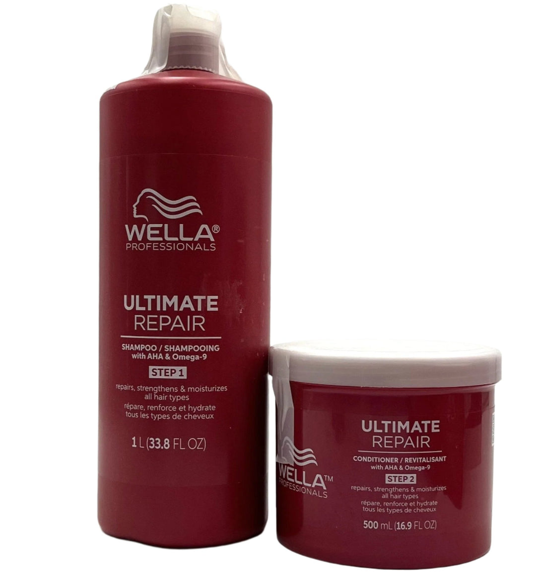 Wella  Ultimate Repair Shampoo 33.8 fl.oz & Conditioner 16.9 fl.oz