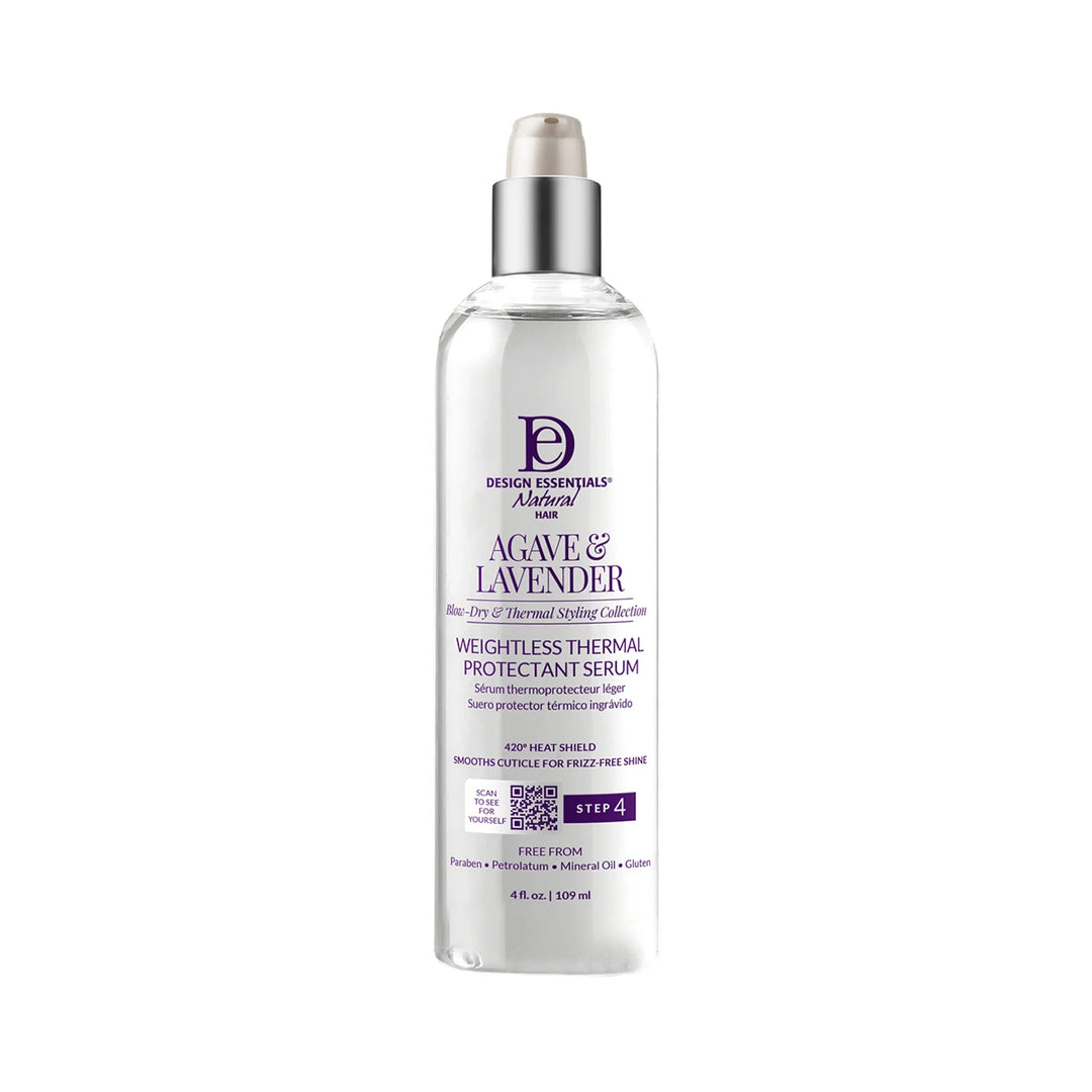 Design Essentials Agave &amp; Lavender Weightless Thermal Protectant Serum 4 oz