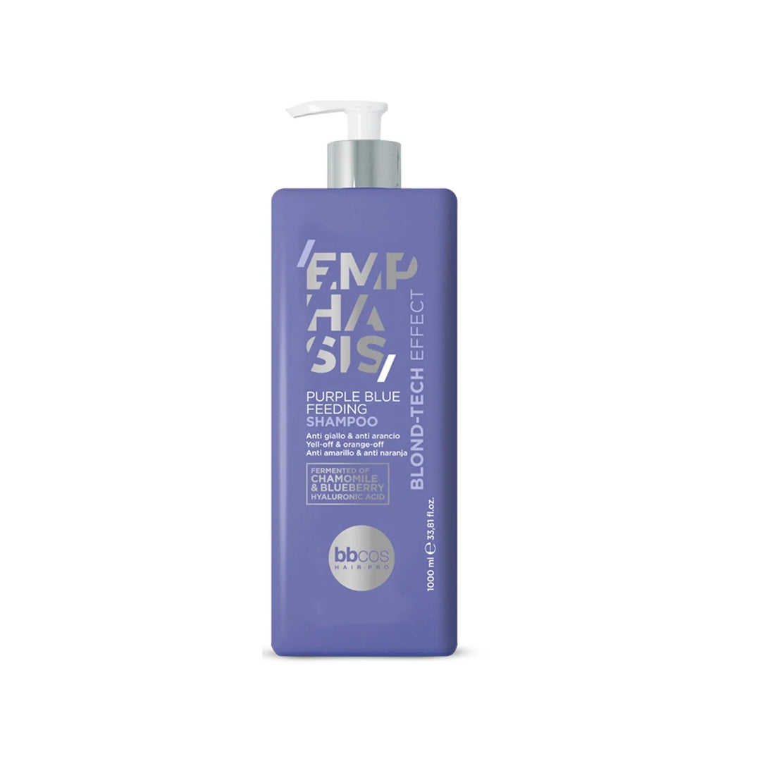 bbcos Emphasis Purple Blue Feeding Shampoo Blond-Tech Effect 33.8 fl oz