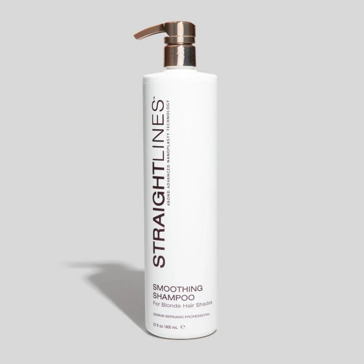 Straightlines Smoothing Blonde Shampoo 27 oz &amp; Masque 13.5 oz duo