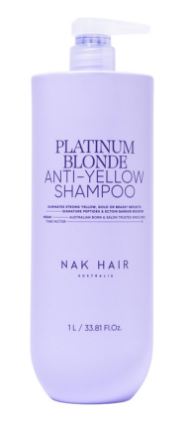 Nak Hair Platinum Blonde Anti-Yellow Shampoo 33.8 fl oz