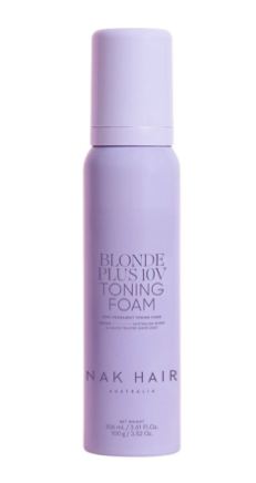 Nak Hair Blonde Plus 10V Toning Foam 3.61 fl oz