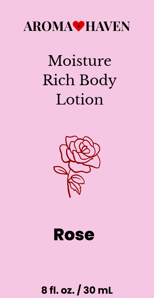 Aroma Haven Rose Moisture Rich Body Lotion 8 fl oz