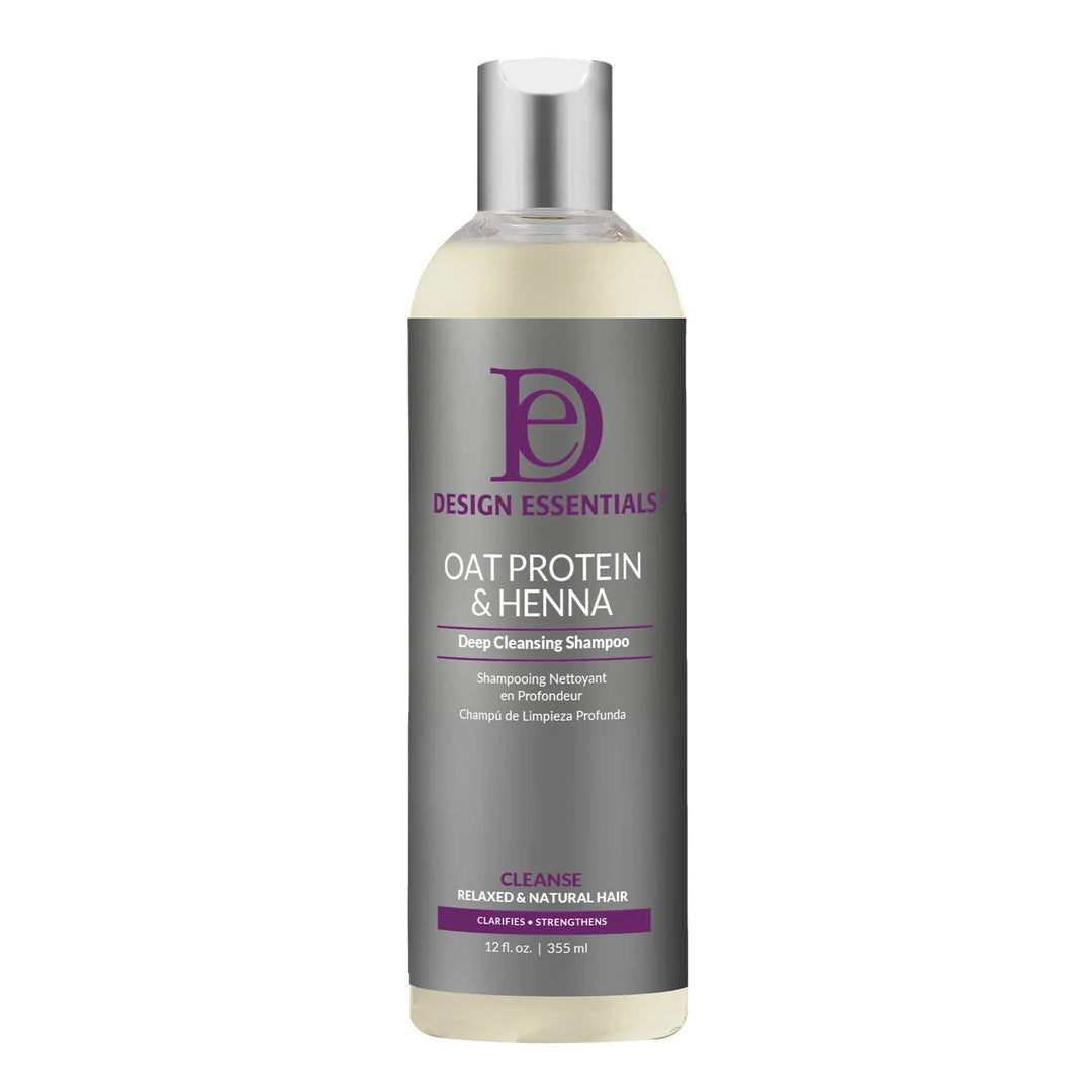Design Essentials Oat Protein &amp; Henna Deep Cleansing Shampoo-Choose