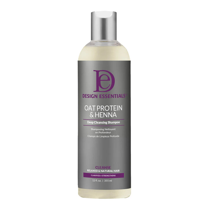 Design Essentials Oat Protein &amp; Henna Deep Cleansing Shampoo-Choose